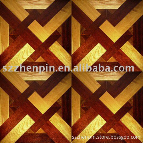 Merbau and Oak Wood Mosaic Parquet art parquet flooring